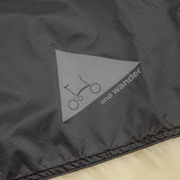 and wander x Brompton Sil Poncho Jacket - Grey thumbnail