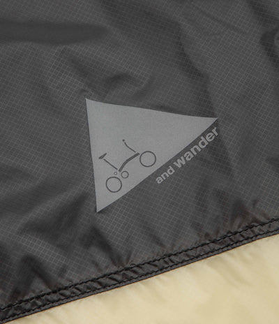 and wander x Brompton Sil Poncho Jacket - Grey