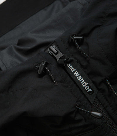 and wander Stretch Shell Jacket in Black
