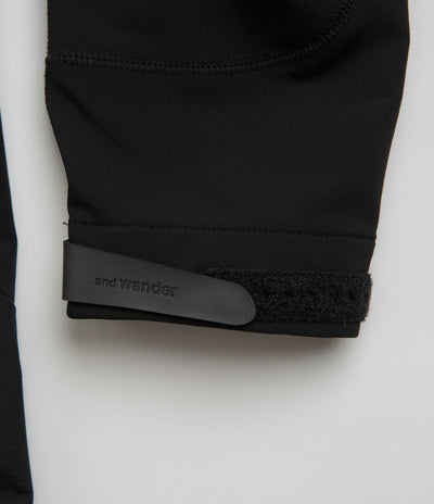 and wander Stretch Shell Jacket in Black