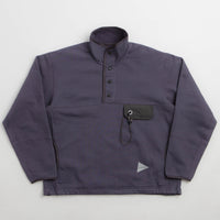 and wander Sweat Pullover Fleece - Purple thumbnail