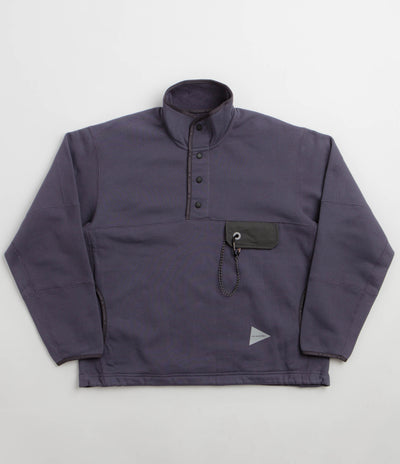 and wander Sweat Pullover Fleece - Purple