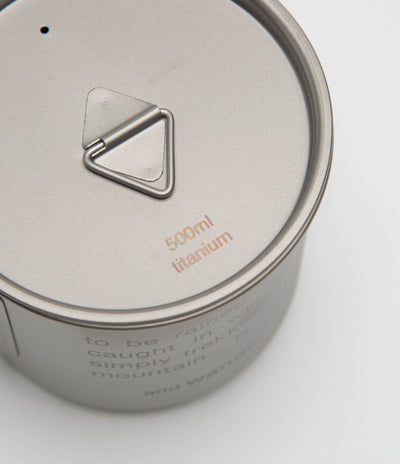 and wander Titanium Mug in Silver