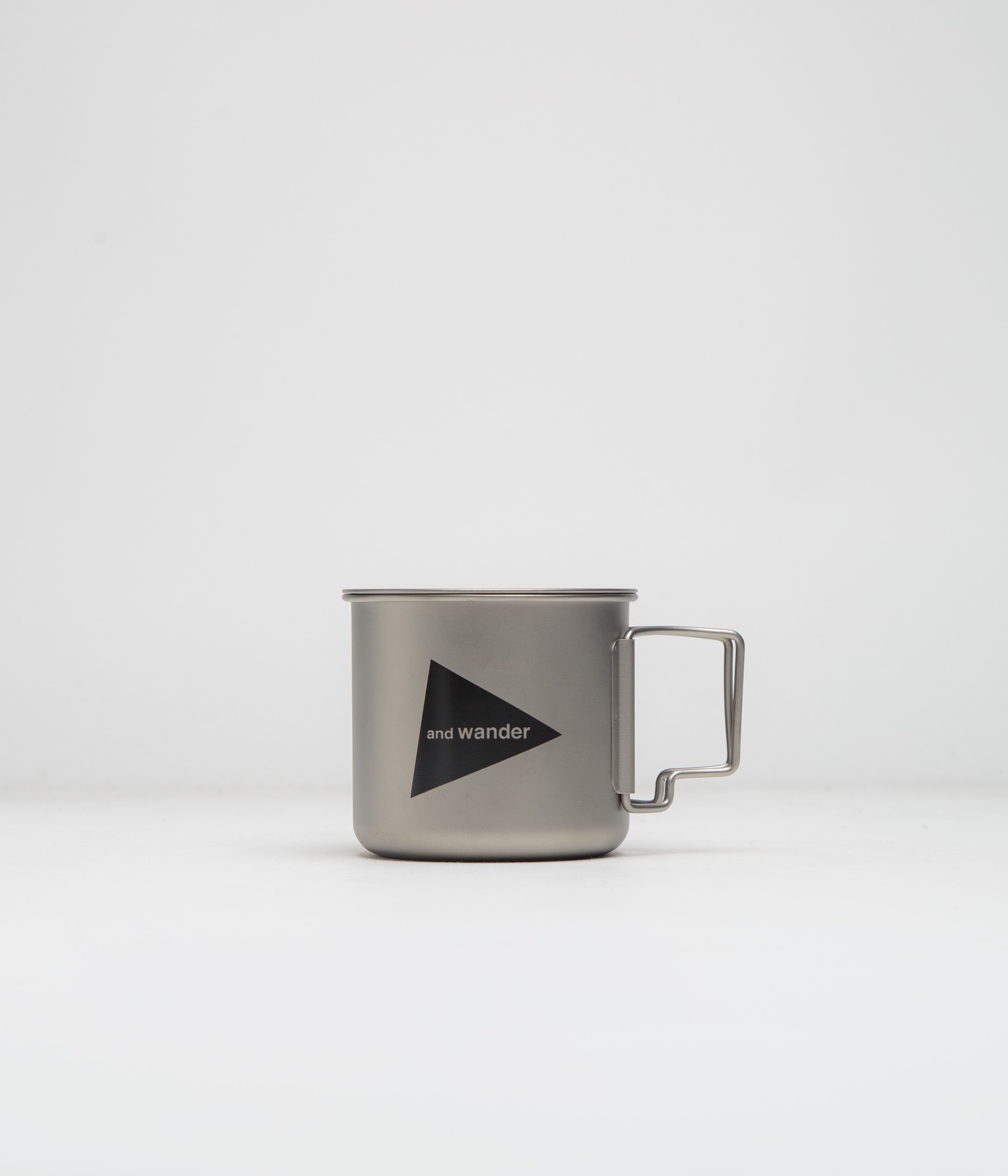and wander Titanium Mug in Silver