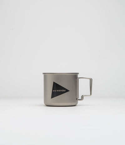 and wander Titanium Mug in Silver