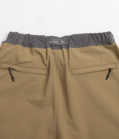 and wander Trek Shorts in Beige
