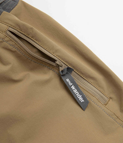 and wander Trek Shorts in Beige