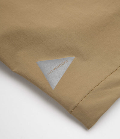 and wander Trek Shorts in Beige