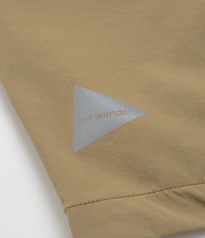 and wander Trek Shorts in Beige