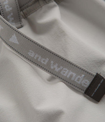 and wander Trek Shorts in Light Grey
