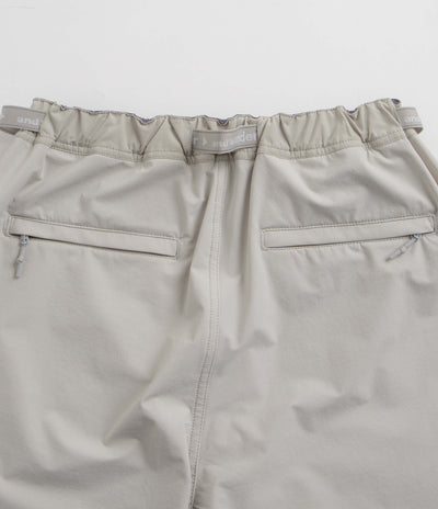 and wander Trek Shorts in Light Grey