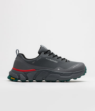 and wander Waterproof Trek Low Shoes - Charcoal