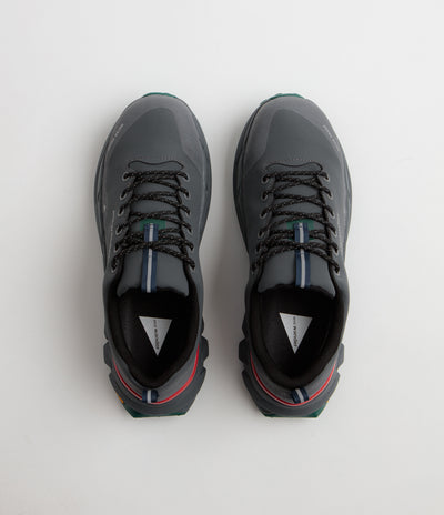 and wander Waterproof Trek Low Shoes - Charcoal