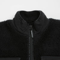 and wander Wool Boa Jacket in Black thumbnail