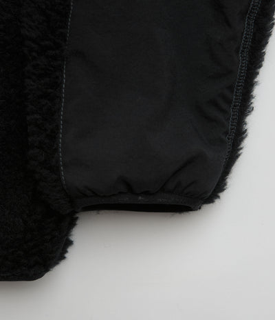 and wander Wool Boa Jacket in Black