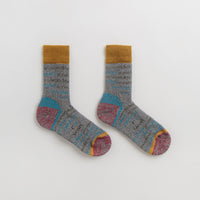 and wander Wool Socks in Light Grey thumbnail
