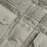 and wander x Maison Kitsune Nordic Border Insulation Jacket in Light Beige thumbnail