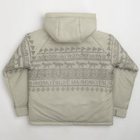 and wander x Maison Kitsune Nordic Border Insulation Jacket in Light Beige thumbnail