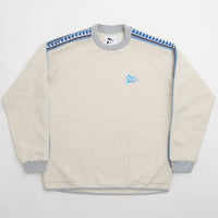 and wander x Maison Kitsune Pullover Fleece Sweatshirt in White thumbnail