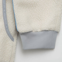 and wander x Maison Kitsune Pullover Fleece Sweatshirt in White thumbnail