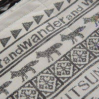 and wander x Maison Kitsune Sacoche in Light Beige thumbnail