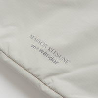 and wander x Maison Kitsune Sacoche in Light Beige thumbnail