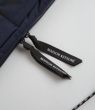 and wander x Maison Kitsune Sacoche in Navy