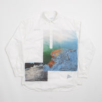 and wander x Naoki Ishikawa The Void Sea Shirt in White thumbnail