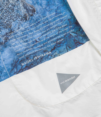 and wander x Naoki Ishikawa The Void Sea Shirt in White