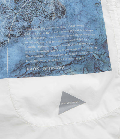 and wander x Naoki Ishikawa The Void Sea Shirt in White