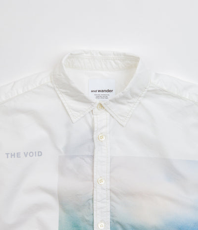 and wander x Naoki Ishikawa The Void Sea Shirt in White