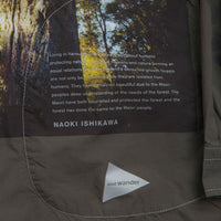 and wander x Naoki Ishikawa The Void Tree Shirt in Charcoal thumbnail