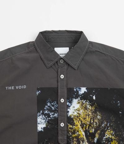 and wander x Naoki Ishikawa The Void Tree Shirt in Charcoal