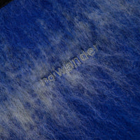 and wander Jacquard Shaggy Knit Crewneck Sweatshirt - Blue thumbnail