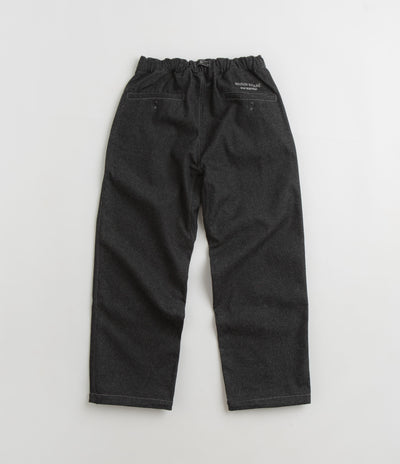 and wander x Maison Kitsune Cotton Wool Pants in Charcoal