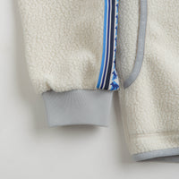 and wander x Maison Kitsune Pullover Fleece Sweatshirt in White thumbnail