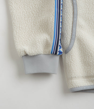 and wander x Maison Kitsune Pullover Fleece Sweatshirt in White