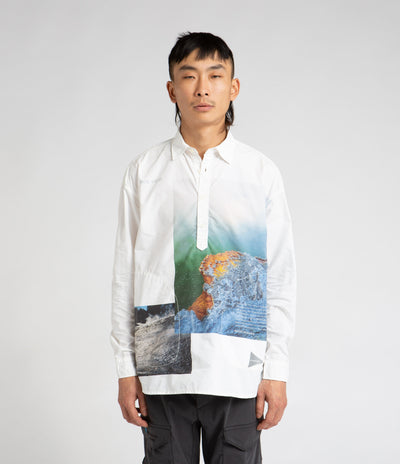 and wander x Naoki Ishikawa The Void Sea Shirt in White