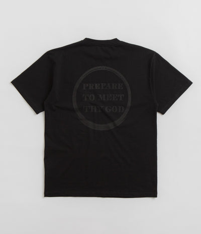 Aries Acid Dragon Skelator T-Shirt in Black