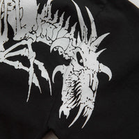 Aries Acid Dragon Skelator T-Shirt in Black thumbnail