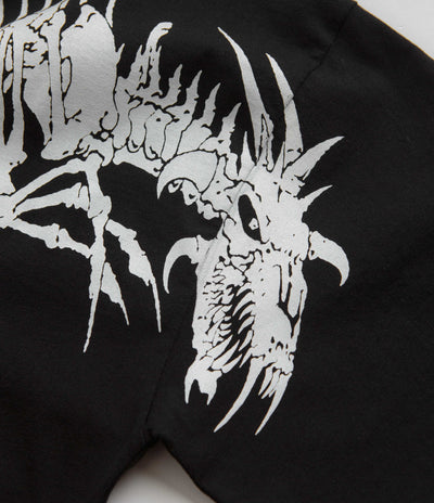 Aries Acid Dragon Skelator T-Shirt in Black