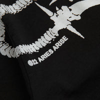 Aries Acid Dragon Skelator T-Shirt in Black thumbnail