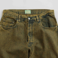 Aries Acid Wash Batten Jeans in Gold thumbnail