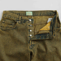 Aries Acid Wash Batten Jeans in Gold thumbnail