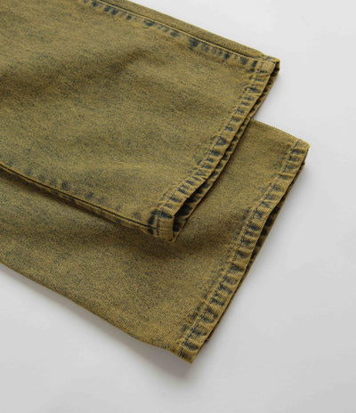Aries Acid Wash Batten Jeans in Gold