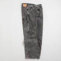 Aries Acid Wash Carpenter Jeans in Black thumbnail