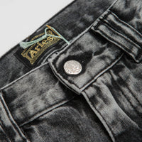 Aries Acid Wash Carpenter Jeans in Black thumbnail