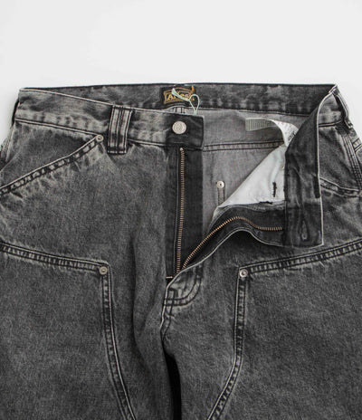 Aries Acid Wash Carpenter Jeans in Black
