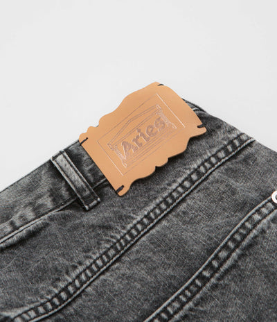 Aries Acid Wash Carpenter Jeans in Black