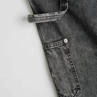 Aries Acid Wash Carpenter Jeans in Black thumbnail